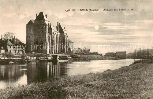 AK / Ansichtskarte Solesmes_72_Sarthe Abbaye des Benedictins 