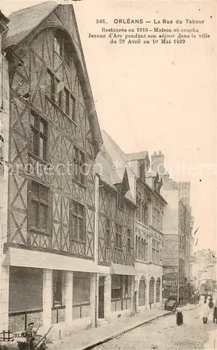 AK / Ansichtskarte Orleans_45_Loiret La Rue du Tabour 
