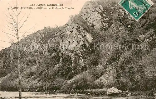 AK / Ansichtskarte Saint Leonard des Bois Les Rochers de Thoyere Saint Leonard des Bois