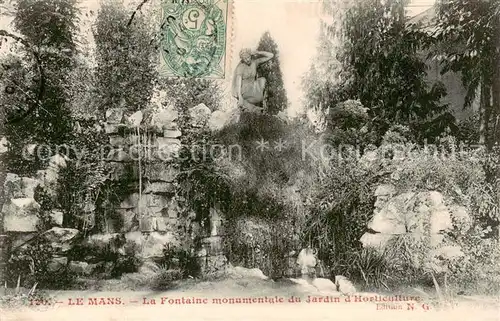 AK / Ansichtskarte Le_Mans_Sarthe La Fontaine monumentale du Jardin d Horticulture Le_Mans_Sarthe