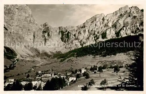 AK / Ansichtskarte Loueche les Bains__Leukerbad_VS et la Gemmi 