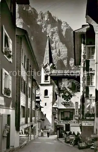 AK / Ansichtskarte Leukerbad_Loueche les Bains_VS Dorfstrasse mit Leeshoerner 