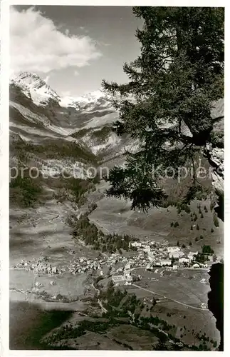 AK / Ansichtskarte Leukerbad_Loueche les Bains_VS mit Dalagletscher 