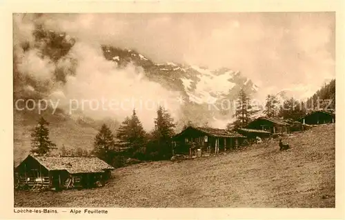 AK / Ansichtskarte Loeche les Bains_VS Alpe Feuilette 