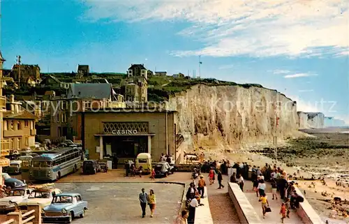 AK / Ansichtskarte Ault_80_Somme Vue generale de la plage et son casino 