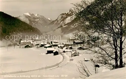 AK / Ansichtskarte  Kloesterle_Vorarlberg Winterpanorama Alpen Kloesterle_Vorarlberg