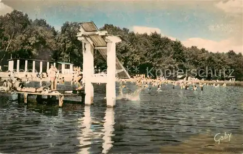 AK / Ansichtskarte Sille le Guillaume_72_Sarthe Coco Plage et le Plongeoir 