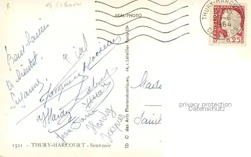 AK / Ansichtskarte Thury Harcourt_14_Calvados Vues d ensemble 