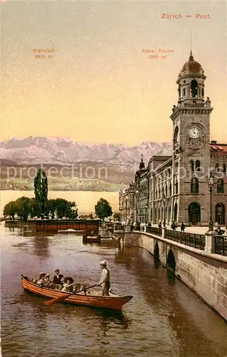 AK / Ansichtskarte Zuerich_ZH Post Glaernisch Boeser Faulen Zuerich_ZH