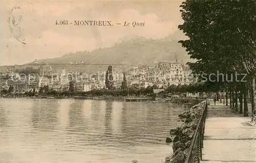 AK / Ansichtskarte Montreux__VD Le Quai 