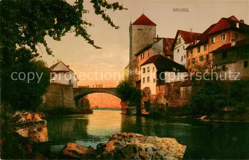 AK / Ansichtskarte Brugg_AG Genie Schulen Militaerpost Brugg_AG