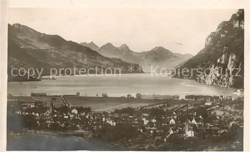 AK / Ansichtskarte Wassen__UR Panorama Feldpost 