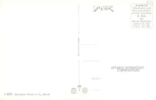 AK / Ansichtskarte Speer_1954m_Toggenburg_SG Alpwirtschaft Ober Kaesern 