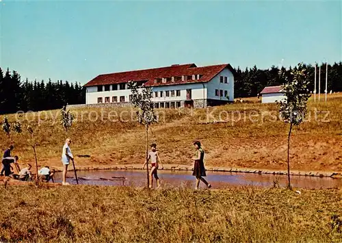 AK / Ansichtskarte  Hoherodskopf_Schotten Haus der Jugend 