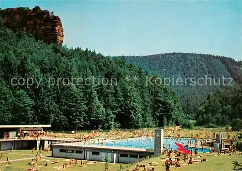 AK / Ansichtskarte  Hauenstein__Pfalz Wasgauschwimmbad 