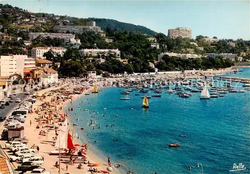 AK / Ansichtskarte  Cannes_06 La plage de lEst et le port du Mouret Rouge 
