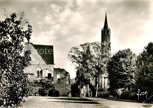 AK / Ansichtskarte  Senlis_60_Oise Les ruines du Chateau et la fleche de la Cathedrale 