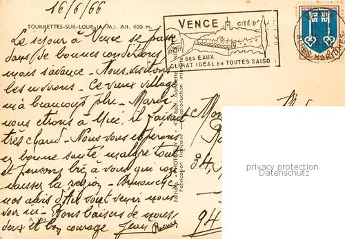 AK / Ansichtskarte  Tourrettes-sur-Loup_06_Alpes-Maritimes Vue d'ensemble 