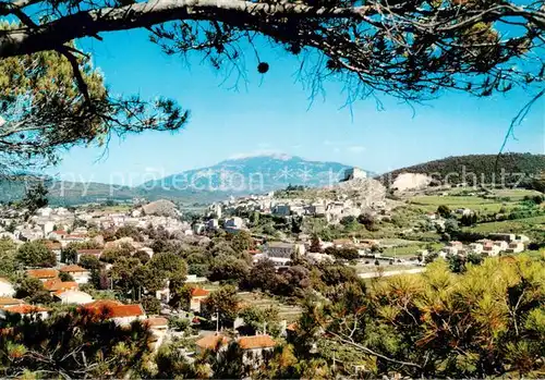 AK / Ansichtskarte  Vaison-la-Romaine_Vaucluse_84 Vue generale au fond le Mont Ventoux 