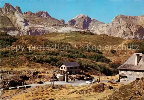 AK / Ansichtskarte  Col_du_Somport_64_Pyrenees-Atlantiques Frontiere d'Espagne 
