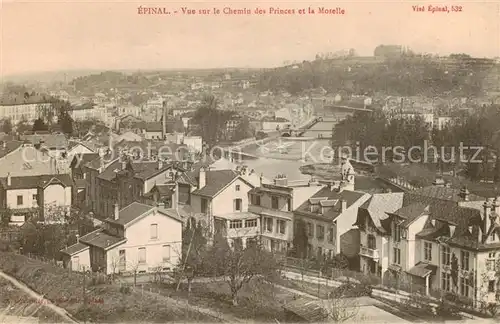 AK / Ansichtskarte  Epinal_88_Vosges Vue sur le Chemin des Princes et la Moselle 