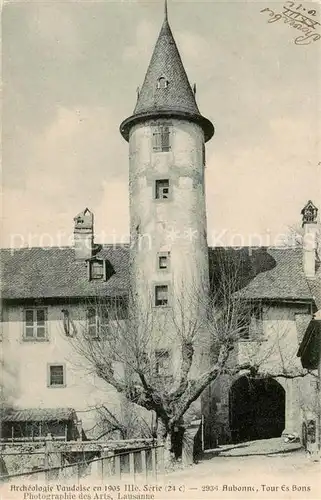 AK / Ansichtskarte  Aubonne__VD Tour Es Bons 
