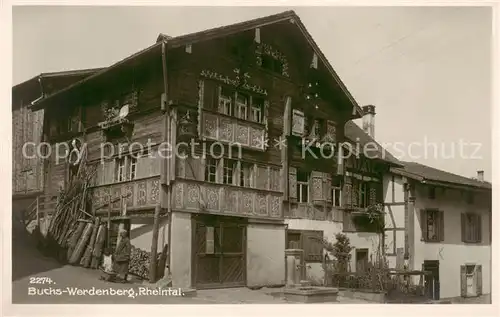 AK / Ansichtskarte  Werdenberg_SG Altes Haus 