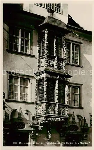 AK / Ansichtskarte  Rorschach_Bodensee_SG Erker am Haus Merkur 