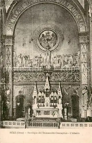 AK / Ansichtskarte  Seez_73 Basilique de lImmaculee Conception L'Abside 