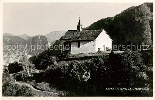 AK / Ansichtskarte  Pfaefers_SG St Georgkapelle 