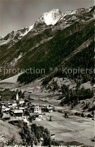 AK / Ansichtskarte  Loetschental_VS mit Bietschhorn 