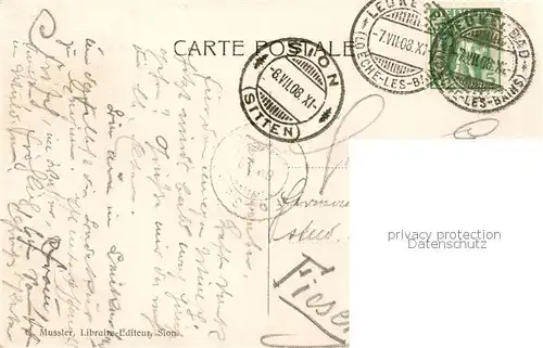 AK / Ansichtskarte  Loeche-les-Bains_VS Vue generale 