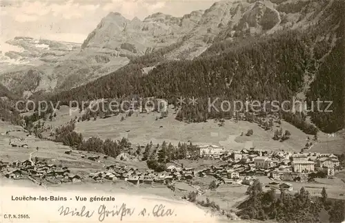 AK / Ansichtskarte  Loeche-les-Bains_VS Vue generale 