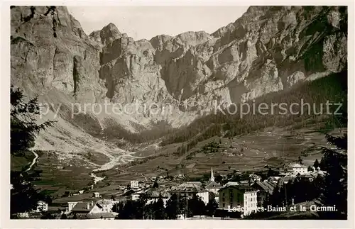 AK / Ansichtskarte  Loeche-les-Bains_VS et la Gemmi 