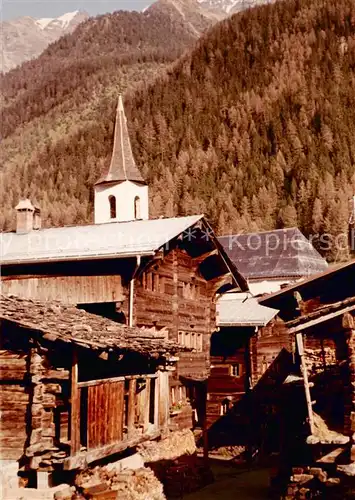 AK / Ansichtskarte  Kippel_VS Ortsmotiv mit Kirche 
