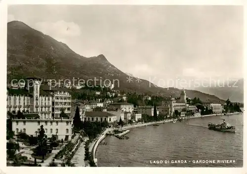 AK / Ansichtskarte  Gardone_Riviera_di_Garda_IT Panorama Lago di Garda 