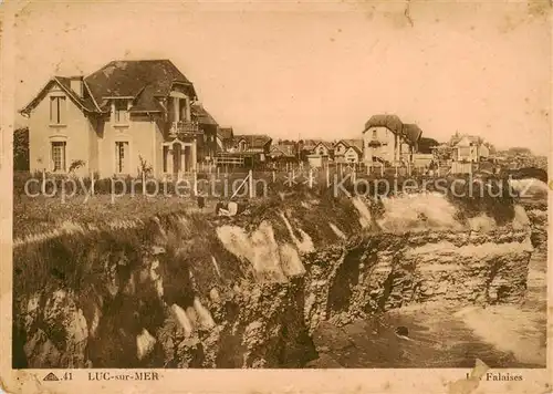 AK / Ansichtskarte  Luc-sur-Mer_14 Les Falaises 