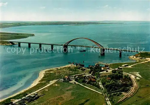 AK / Ansichtskarte  Fehmarnsundbruecke Fliegeraufnahme 