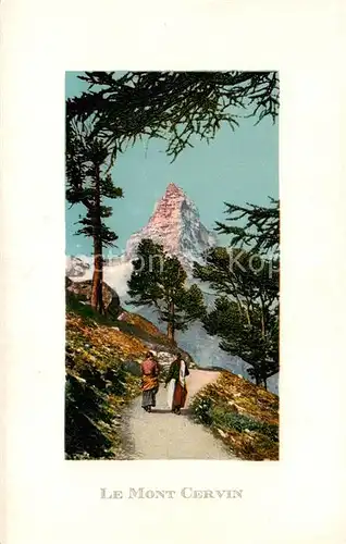 AK / Ansichtskarte  Zermatt_VS Matterhorn Zermatt_VS