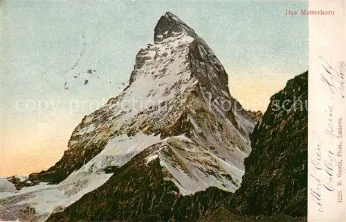 AK / Ansichtskarte  Zermatt_VS Matterhorn Zermatt_VS
