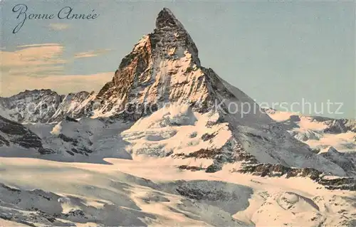 AK / Ansichtskarte  Zermatt_VS Matterhorn Zermatt_VS