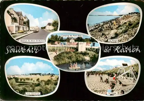 AK / Ansichtskarte  Kairon-sur-Mer_St-Pair-sur-Mer_50_Manche Avenue du Mont St Michel Camping du Pont Bleu La Plage Vue generale  