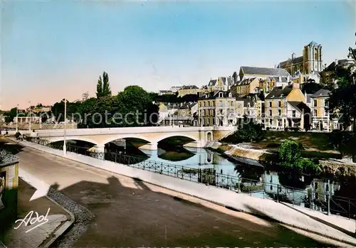 AK / Ansichtskarte  Le_Mans_Sarthe Le Nouveau pont Yssoir et les Quais Le_Mans_Sarthe