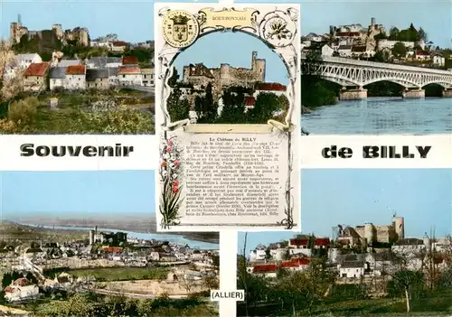 AK / Ansichtskarte  Billy_Allier Souvenir de Billy Billy Allier