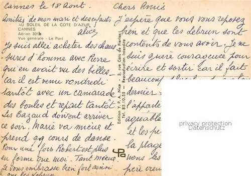 AK / Ansichtskarte  Cannes_06 Vue generale aerienne Le Port 