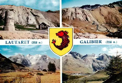 AK / Ansichtskarte  Lautaret_Le_04 Col du Galibier Massif de la Meije Col du Lautaret Grand Galibier et Chaine des Seracs 