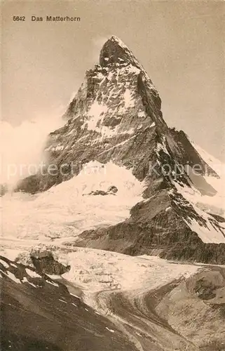 AK / Ansichtskarte  Zermatt_VS Das Matterhorn Zermatt_VS