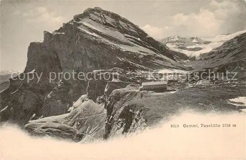 AK / Ansichtskarte  Gemmipass_2322m_VS Panorama mit Hotel 