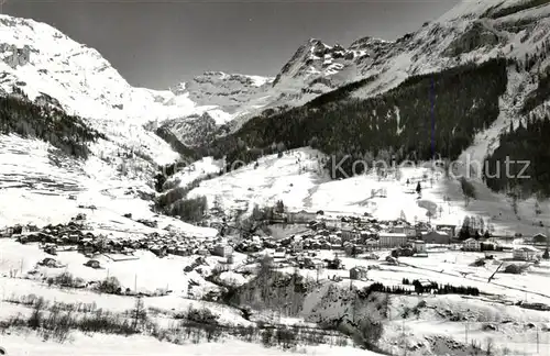 AK / Ansichtskarte  Leukerbad_Loueche-les-Bains_VS mit Balmhorn Gitzifurgge und Ferdenrothorn Mejinghorn 