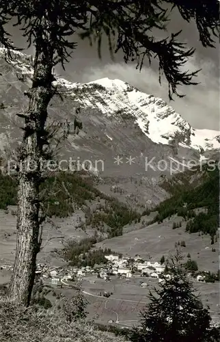 AK / Ansichtskarte  Leukerbad_Loueche-les-Bains_VS mit Balmhorn  